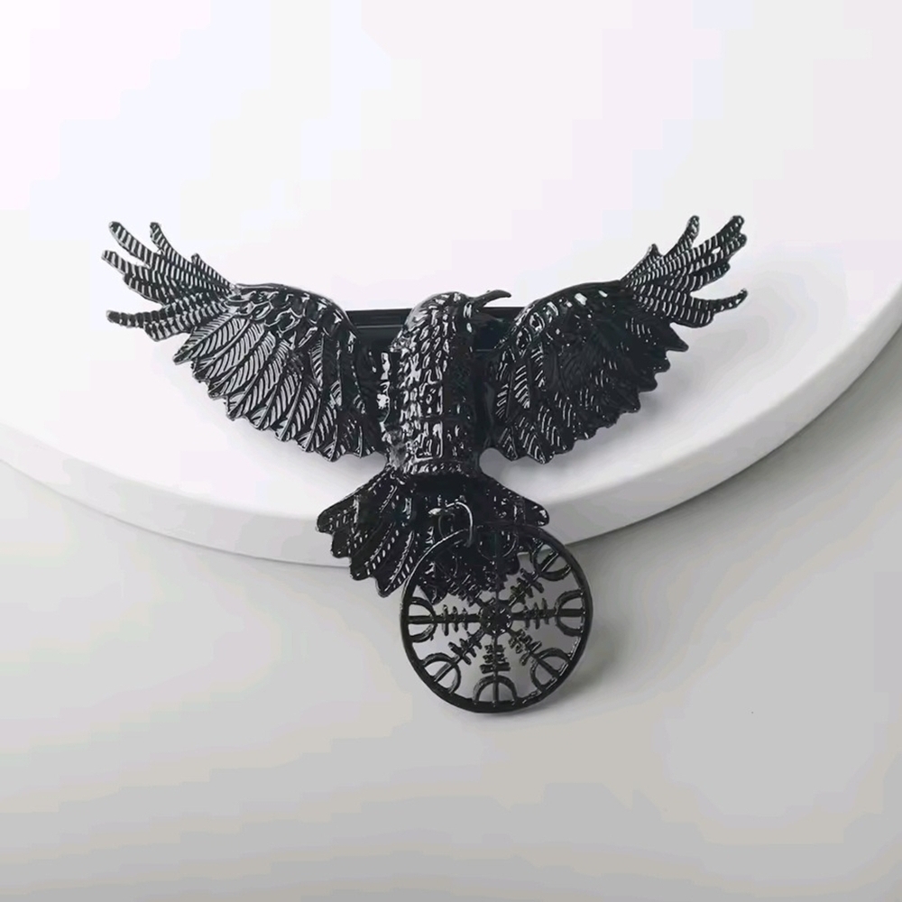 Black Eagle Hair Clip